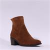 Paul Green Western Block Heel Ankle Boot - Toffee